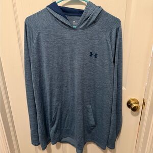 Under Armour Men's Heathered Blue Hoodie